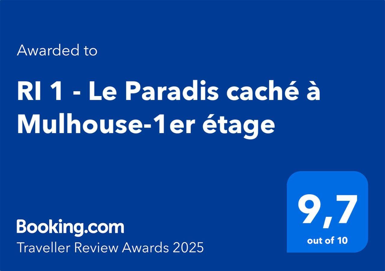 Ri 1 - F3 Le Paradis Cache A Mulhouse-1 A 5 Personnes Eksteriør billede